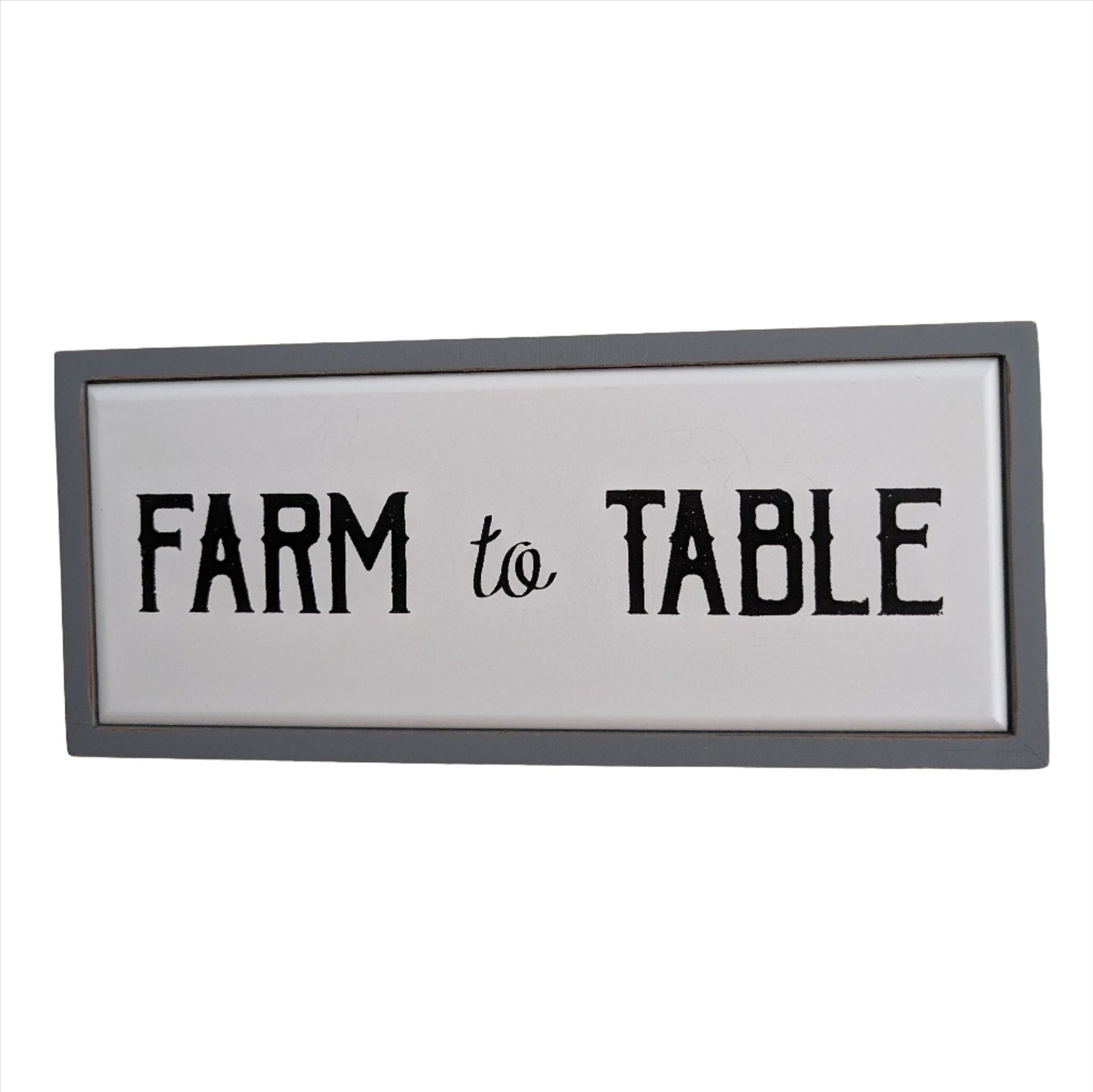 WOOD FARM TO TABLE Wall Decor-Cotton & Blossom Collection